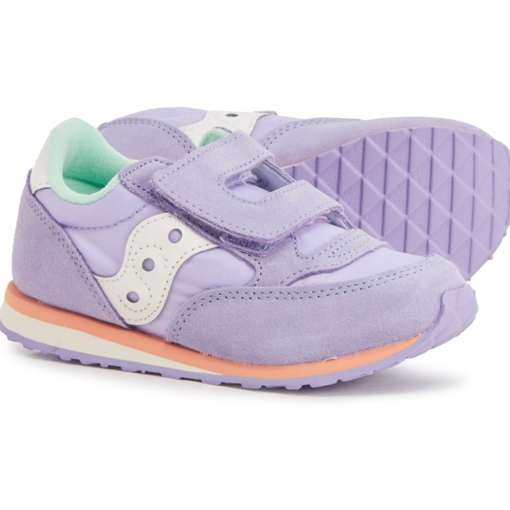 Saucony Baby Jazz Velcro Fashion Sneakers Toddler 8